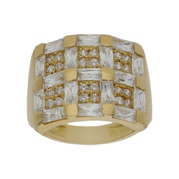[S98] SORTIJA ORO 18KL CIRCONITAS