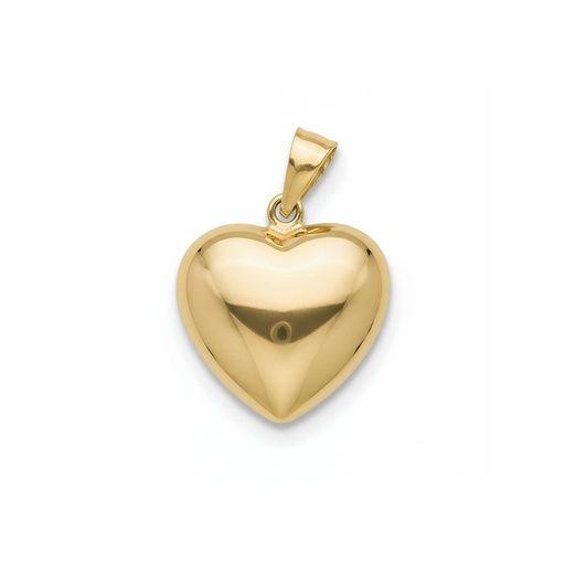 COLGANTE ORO 18KL CORAZON MEDIANO