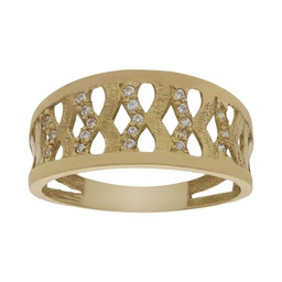 [S926] SORTIJA ORO 18KL CIRCONITAS