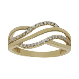 [S676] SORTIJA ORO 18KL CIRCONITAS