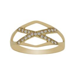 [S341] SORTIJA ORO 18KL CIRCONITAS 