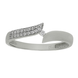 [S862] SORTIJA ORO BLANCO 18KL CIRCONITAS