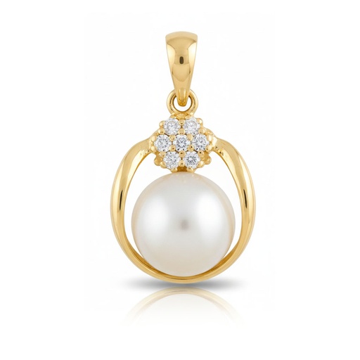 COLGANTE ORO 18KL PERLA JAPONESA 