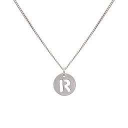 [AG2014] COLGANTE LETRA CALADA PLATA 925MM - 10MM