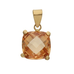 [G347] COLGANTE ORO 18KL COLOR CHAMPAN