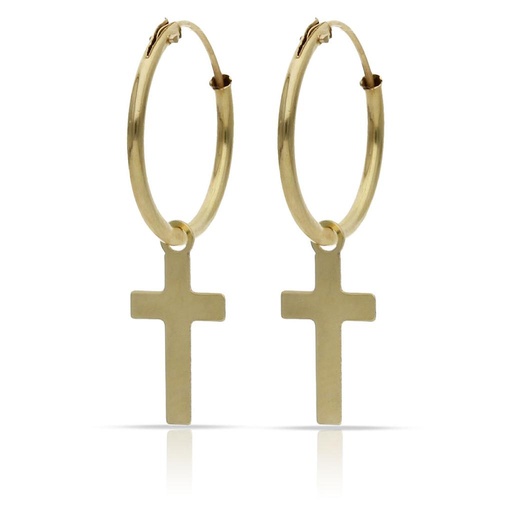 AROS ORO 18KL CRUZ