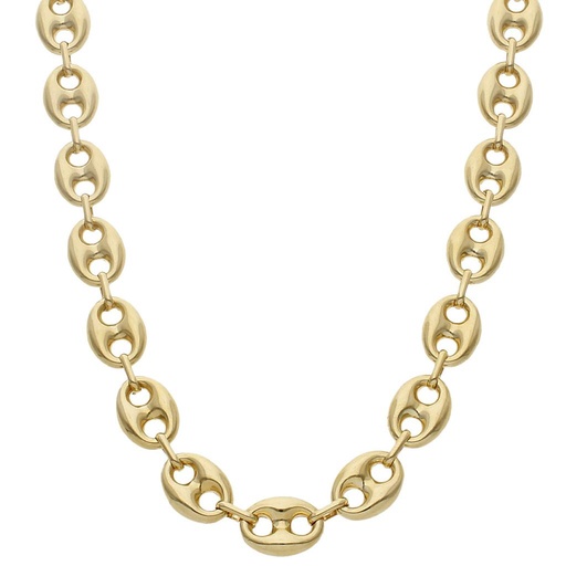 COLLAR ORO 18KL CALABROTE HUECO - 12MM
