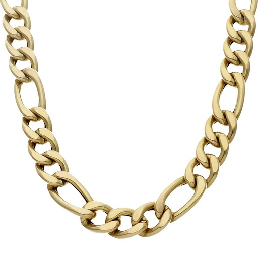 COLLAR ORO 18KL HUECO 3x1 - 13MM