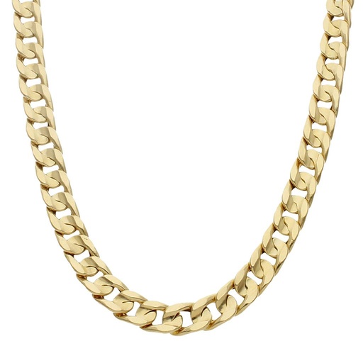 COLLAR ORO 18KL HUECO BARBADO - 9MM