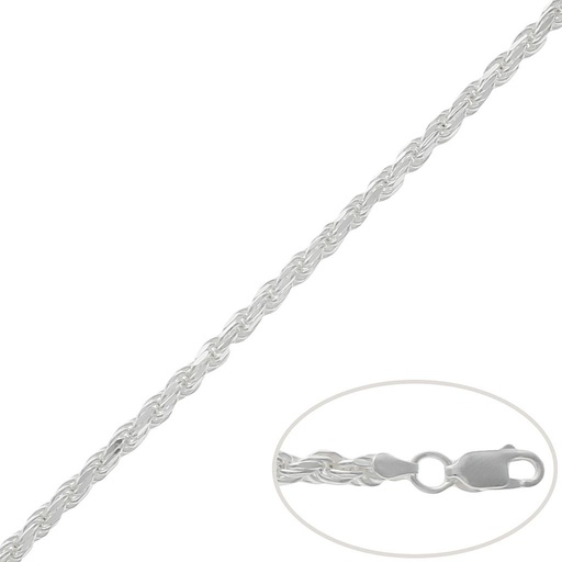 CORDON PLATA 925MM MACIZO - 3.50MM