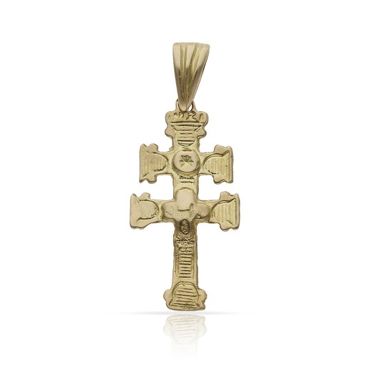 CRUZ ORO 18KL CARAVACA -14x27MM