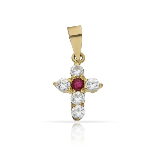 CRUZ ORO 18KL COLOR SELECCIONABLE