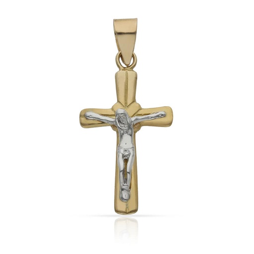 CRUZ ORO 18KL CRISTO - 15X27MM