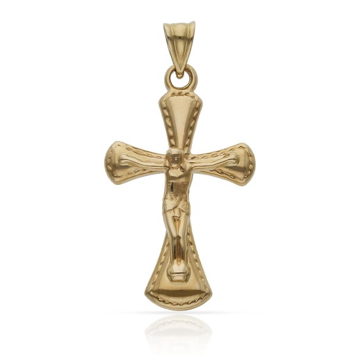 CRUZ ORO 18KL CRISTO - 17x28MM