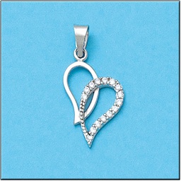 [LCR505B] COLGANTE ORO BLANCO 18KL DIAMANTES