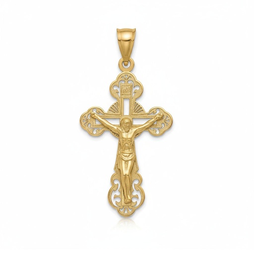 CRUZ ORO 18KL CRISTO - 18x30MM
