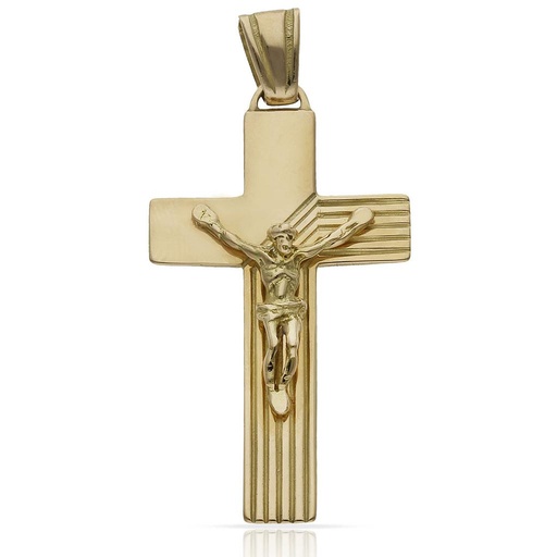CRUZ ORO 18KL CRISTO - 20X36MM