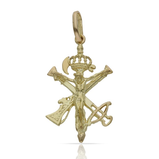 CRUZ ORO 18KL DEL LEGIONARIO -18X28MM
