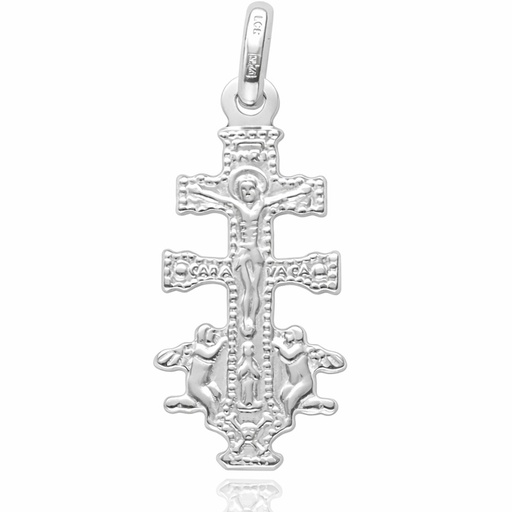 CRUZ PLATA 925MM CARAVACA - 15x36MM
