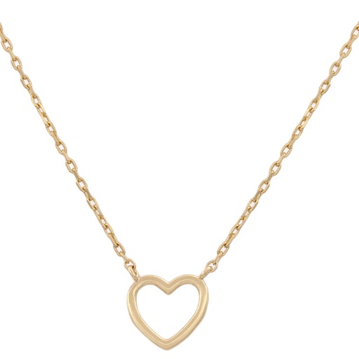 GARGANTILLA CORAZON ORO 18KL
