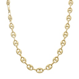 [CO318] COLLAR HUECO CALABROTE ORO 18KL - 8MM