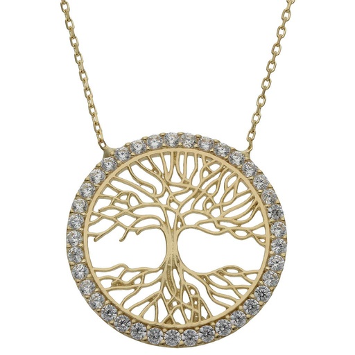 GARGANTILLA ORO 18KL ARBOL DE LA VIDA - 20MM