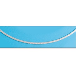 [CO90] COLLAR ORO 18KL TALLADO BLANCO 4MM
