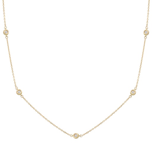 GARGANTILLA ORO 18KL CHATONES - 3.50MM