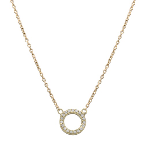 GARGANTILLA ORO 18KL CIRCULO CIRCONITAS
