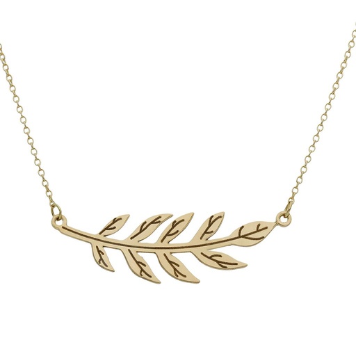 GARGANTILLA ORO 18KL HOJA