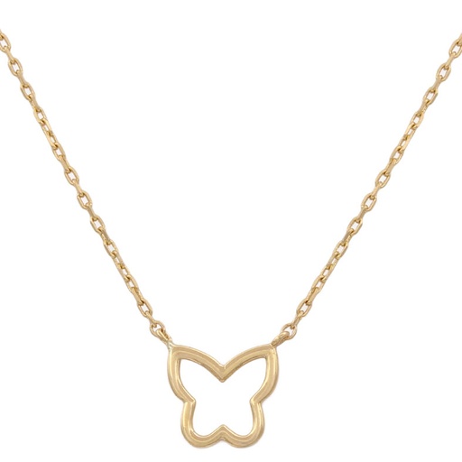 GARGANTILLA ORO 18KL MARIPOSA