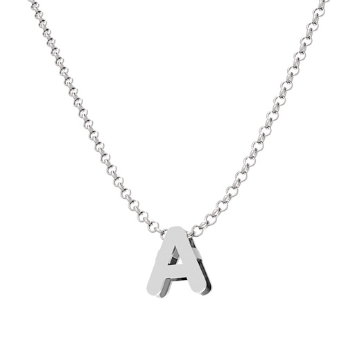 GARGANTILLA PLATA 925MM LETRA