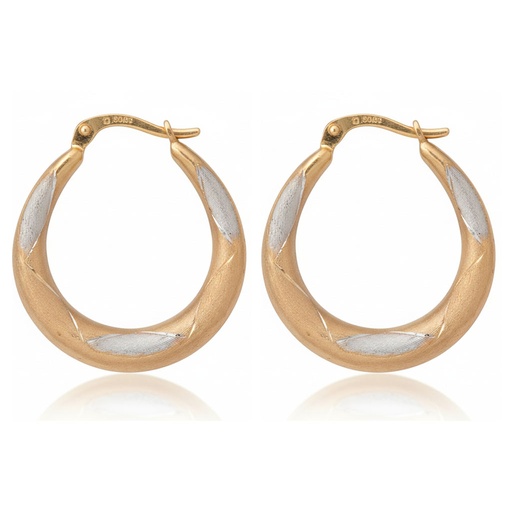AROS ORO 18KL TRICOLOR