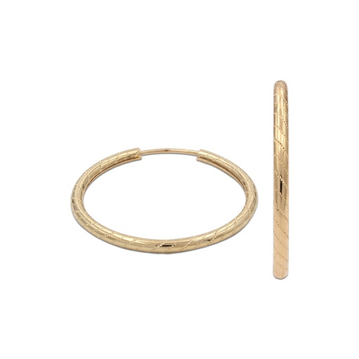 AROS ORO 18KL TUBO - 15MM