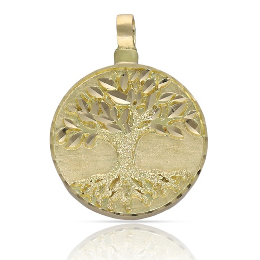 GUARDACENIZAS ORO 18KL ARBOL DE LA VIDA - 24MM