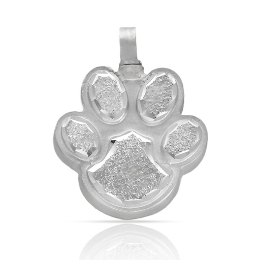 GUARDACENIZAS PLATA 925MM HUELLA PERRO - 23X29MM