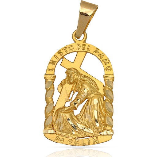 MEDALLA ORO 18KL CRISTO DEL PAÑO - 16x27MM