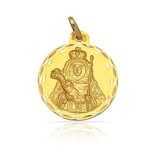 MEDALLA ORO 18KL V. CANDELARIA - 15MM