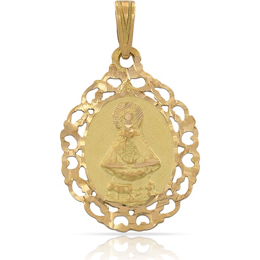 MEDALLA ORO 18KL V. DE LIDON - 19X26MM