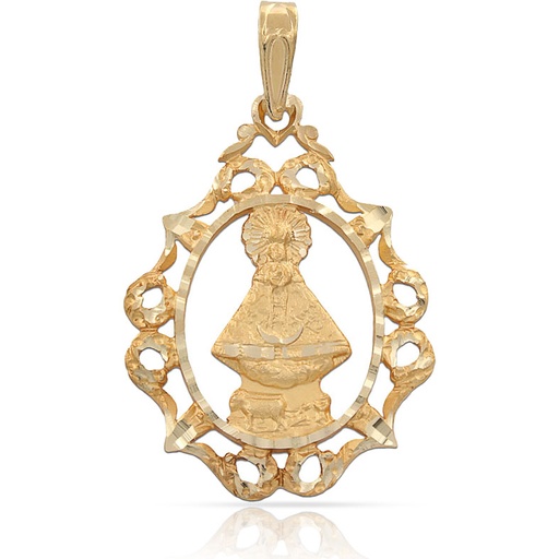 MEDALLA ORO 18KL V. DE LIDON - 25X34MM