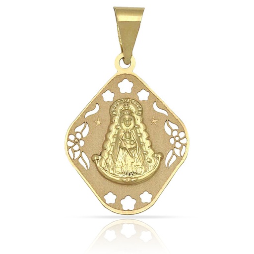MEDALLA ORO 18KL V. DEL ROCIO - 17X22MM