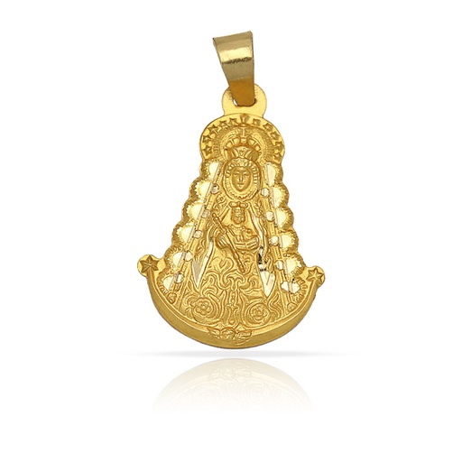 MEDALLA ORO 18KL V. DEL ROCIO - 19x28MM