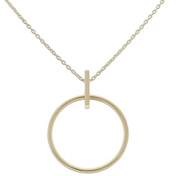 [G851] GARGANTILLA CIRCULO ORO 18KL 