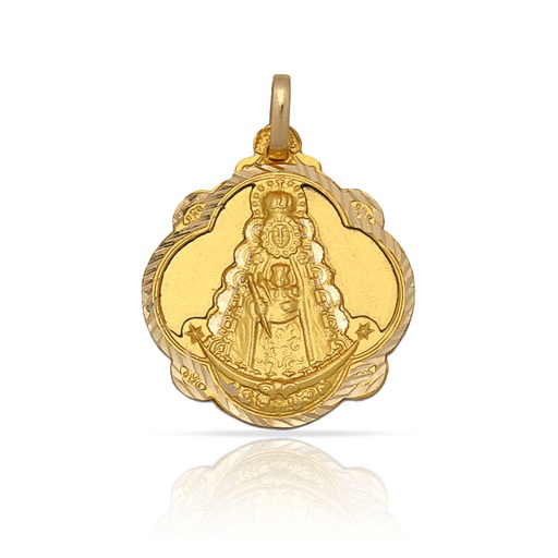 MEDALLA ORO 18KL V. DEL ROCIO- 16X19MM 
