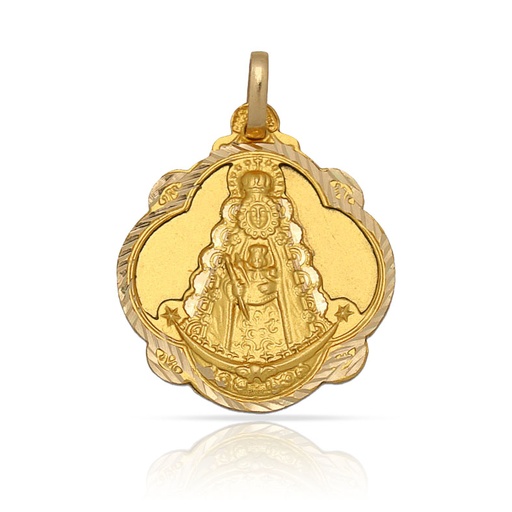MEDALLA ORO 18KL V. DEL ROCIO- 20X23MM