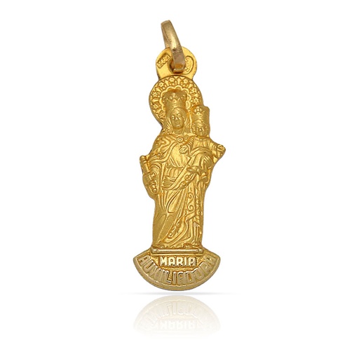 MEDALLA ORO 18KL V.AUXILIADORA- 10X29MM 