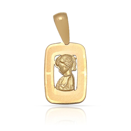 MEDALLA ORO 18KL VIRGEN NIÑA - 10X16MM