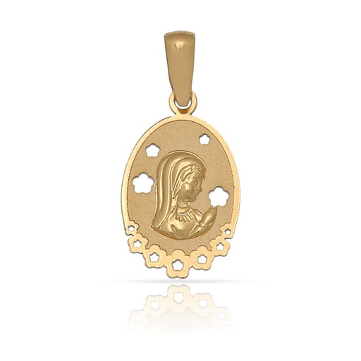 MEDALLA ORO 18KL VIRGEN NIÑA - 11X18MM