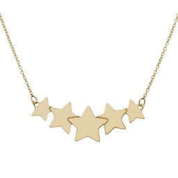 [G1044] GARGANTILLA ESTRELLAS ORO 18KL 