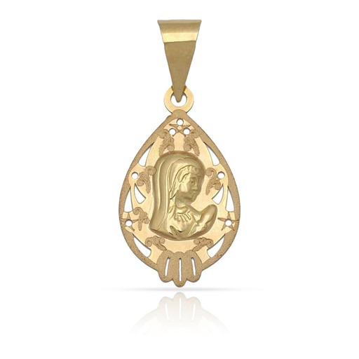 MEDALLA ORO 18KL VIRGEN NIÑA - 11X19MM